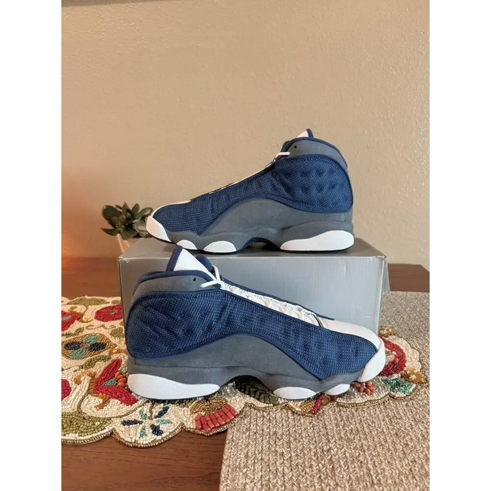 Jordan 13 Retro Flint 2020 Navy Blue University UNC White Wolf Grey 414571 404